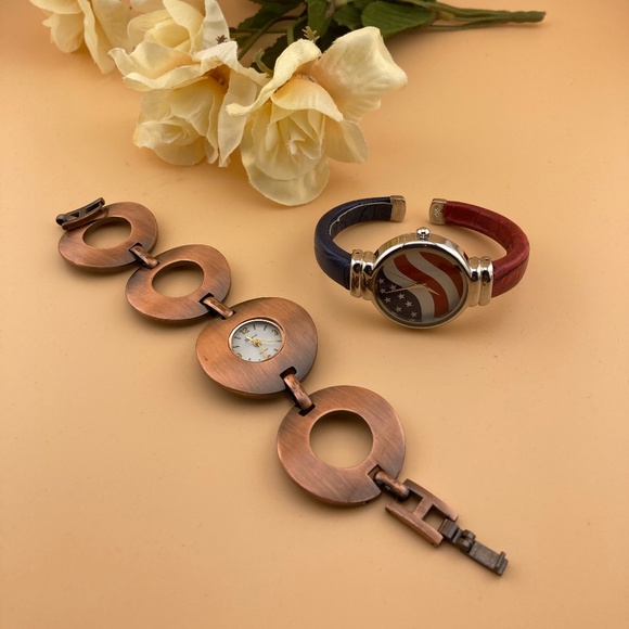 CHICO’S & GENEVA Vintage Cuff & Band Watch Lot - 6 - Picture 7 of 14